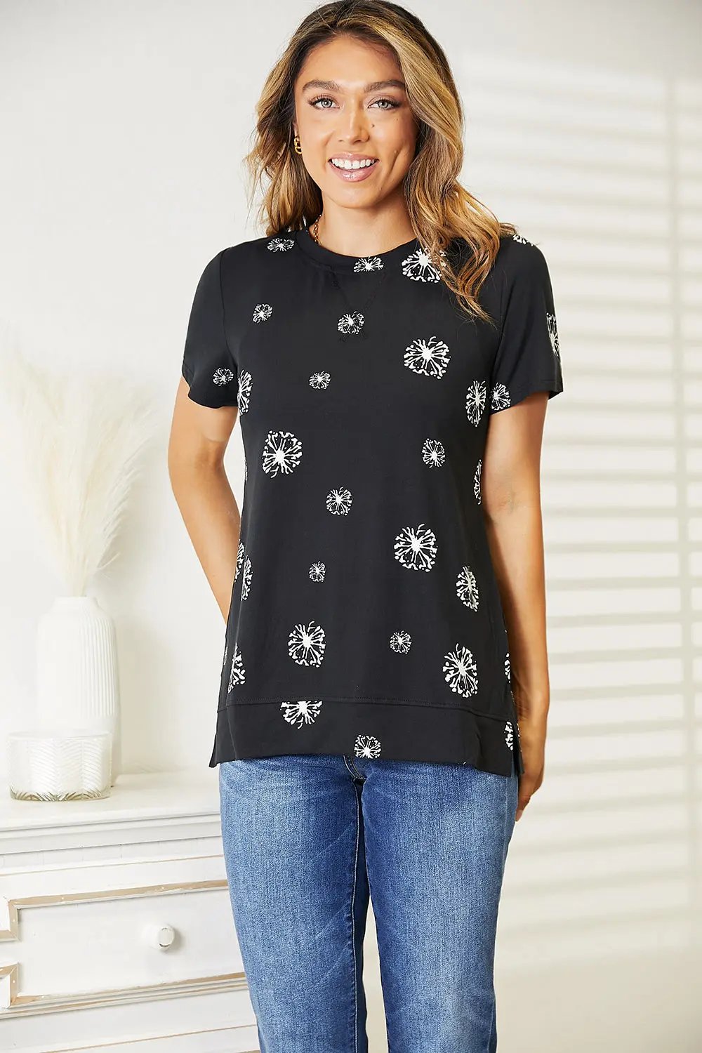 Double Take: Dandelion Print Tee - Love Salve